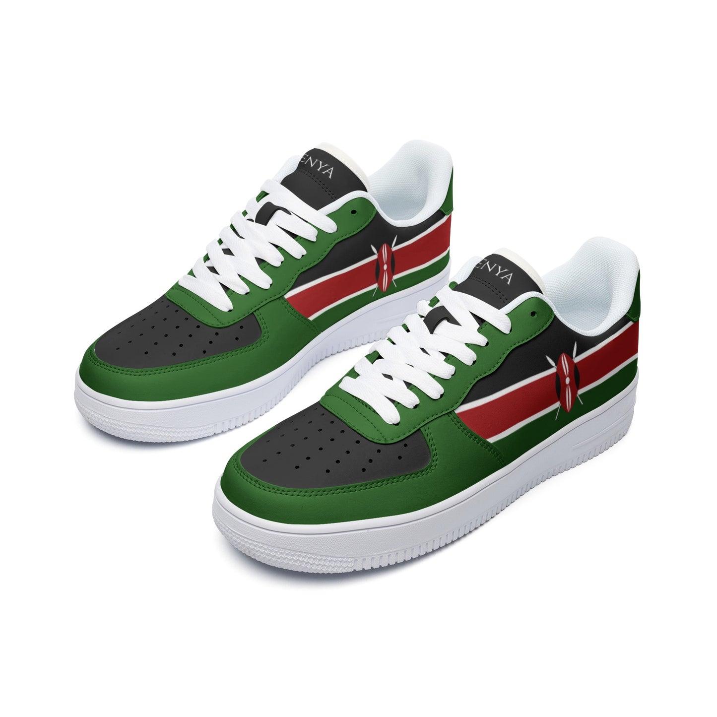 Kenya Flag Shoes (Personalized)