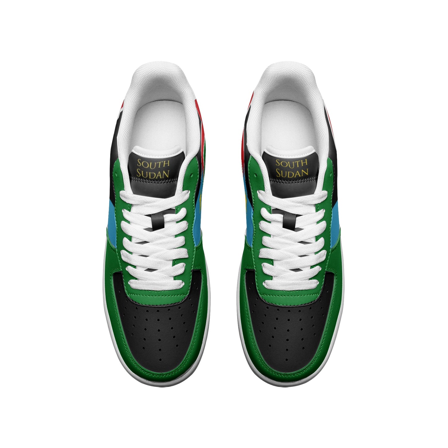 South Sudan Flag Shoes (Personalized)