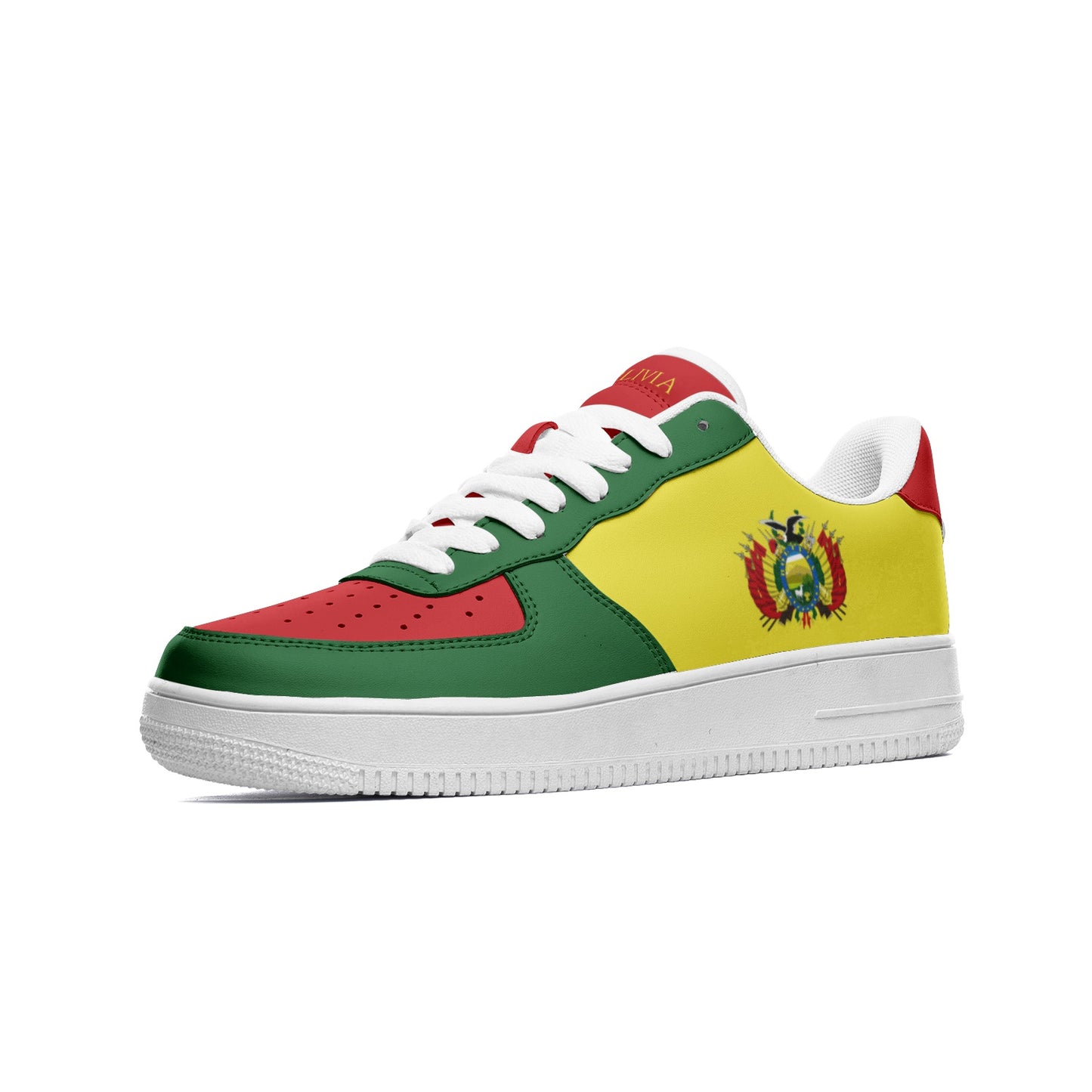 Bolivia Flag Shoes, View From The Side