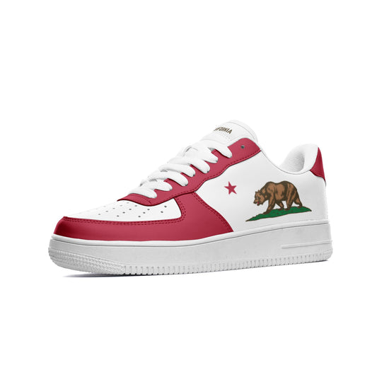 California Flag Shoes, View From The Side