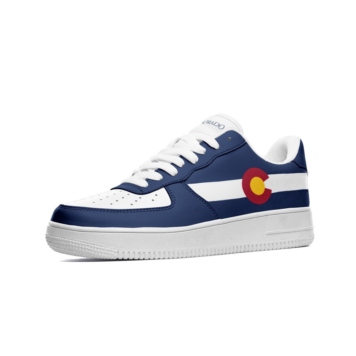 Colorado Flag Shoes, View From The Side