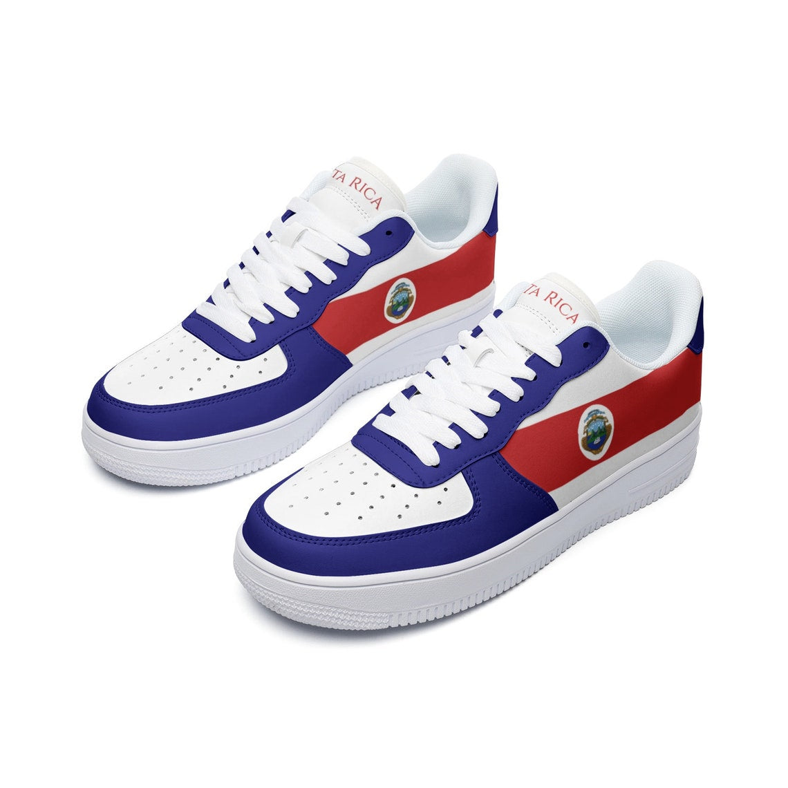 Costa Rica Flag Shoes (Personalized)