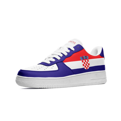 Croatia Flag Shoes, View From The Side