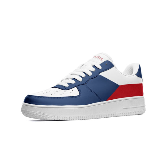 Czech Republic Flag Shoes, View From The Side