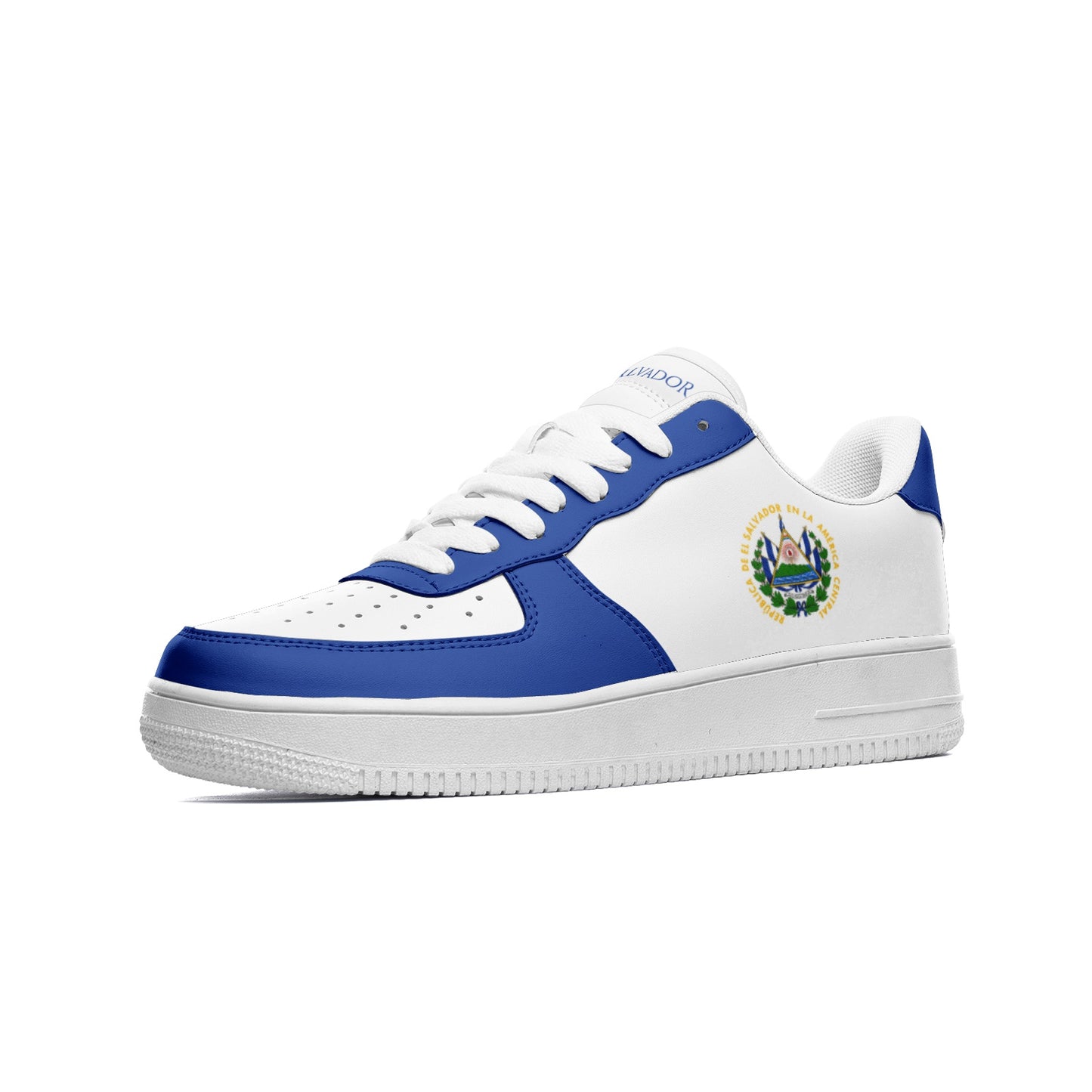 El Salvador Flag Shoes, View From The Side