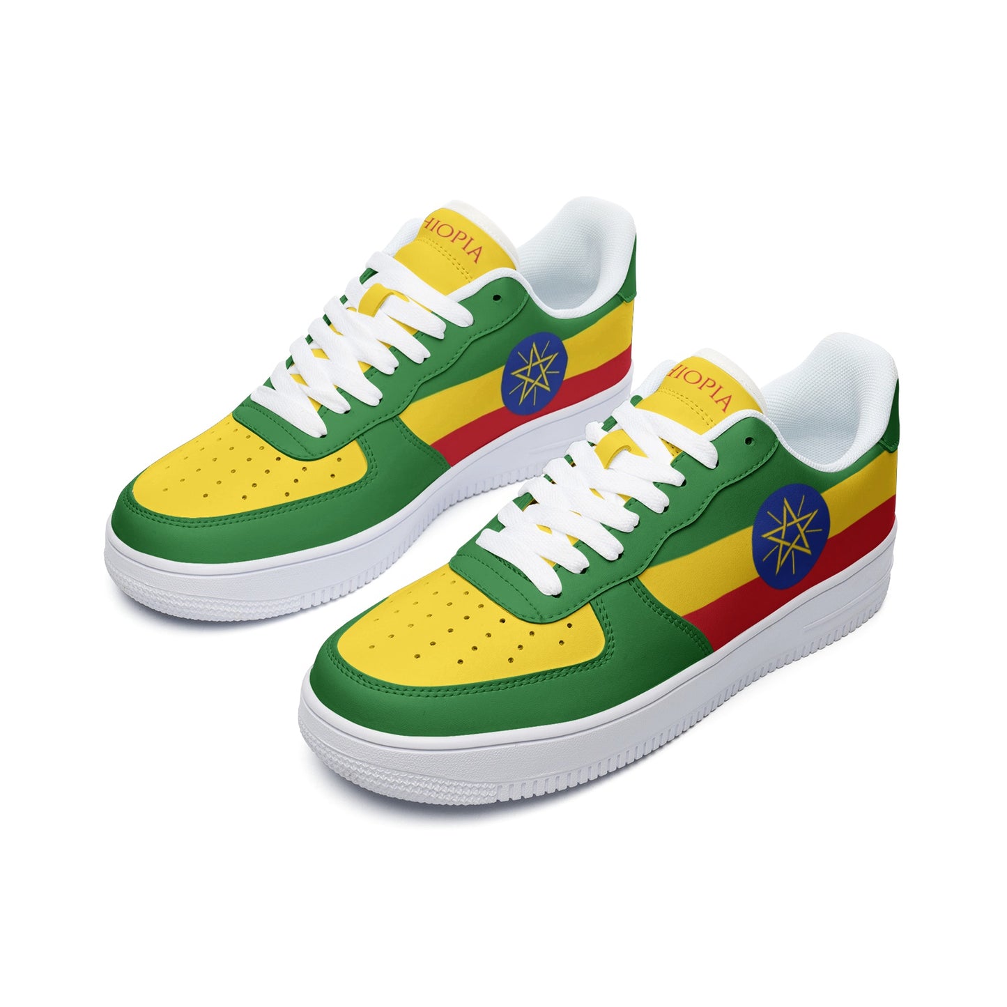 Ethiopia Flag Shoes (Personalized)