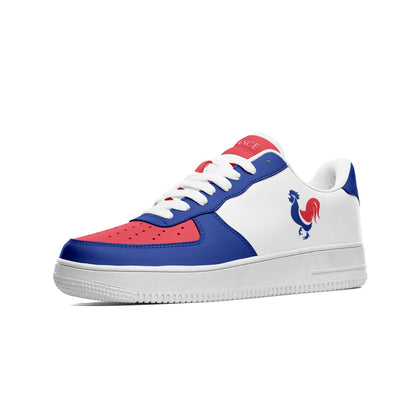 France Flag Shoes, View From The Side