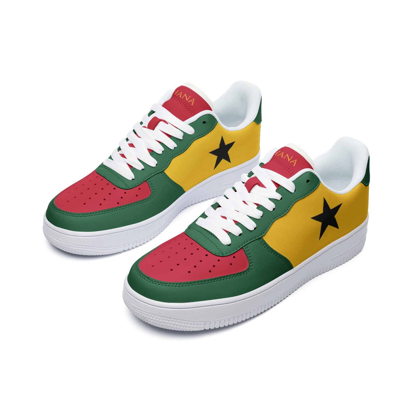 Ghana Flag Shoes (Personalized)