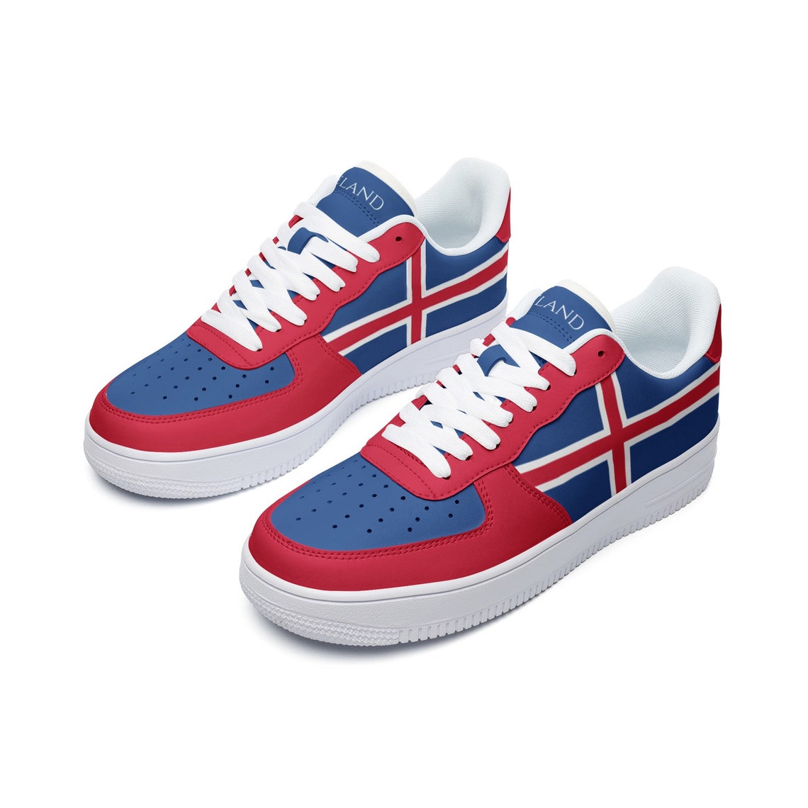 Iceland Flag Shoes (Personalized)