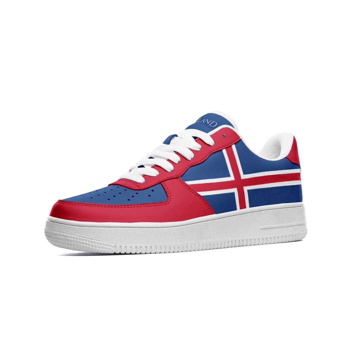 Iceland Flag Shoes, View From The Side