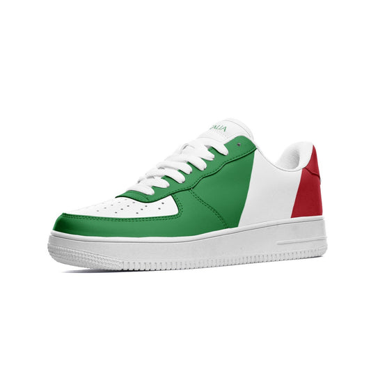 Italy Flag Shoes, View From The Side