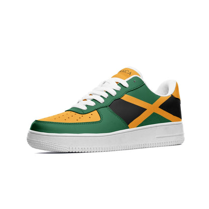 Jamaica Flag Shoes, View From The Side