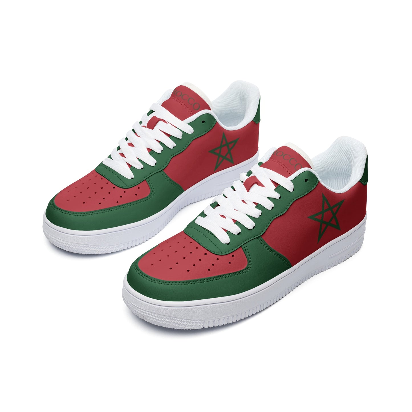 Morocco Flag Shoes (Personalized)