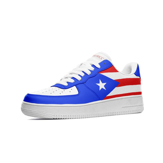 Puerto Rico Flag Shoes, View From The Side