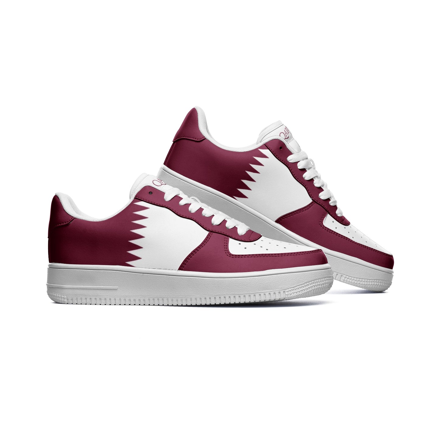 Qatar Flag Shoes (Personalized)