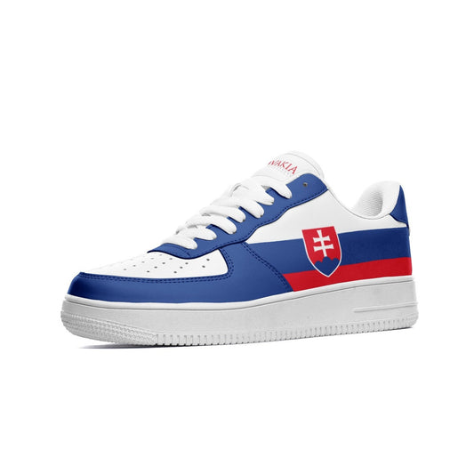 Slovakia Flag Shoes, View From The Side