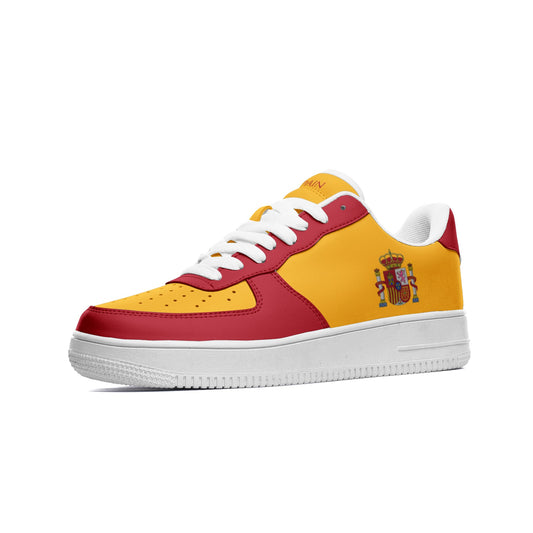 Spain Flag Shoes, View From The Side