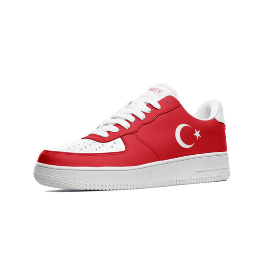 Turkey Flag Shoes, View From The Side