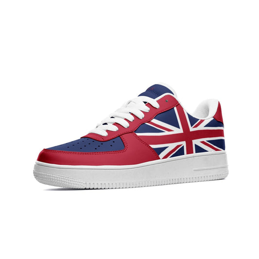 UK Flag Shoes, View From The Side