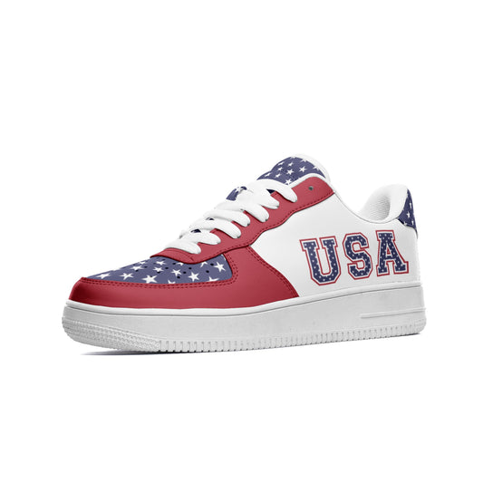 USA Flag Shoes, View From The Side