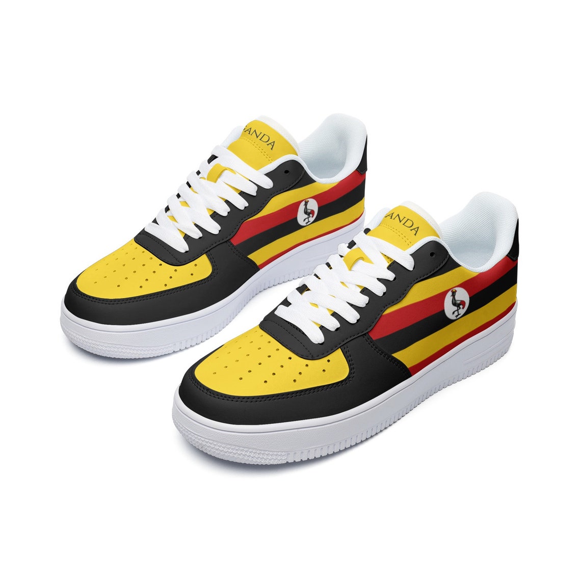 Uganda Flag Shoes (Personalized)