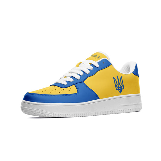 Ukraine Flag Shoes, View From The Side