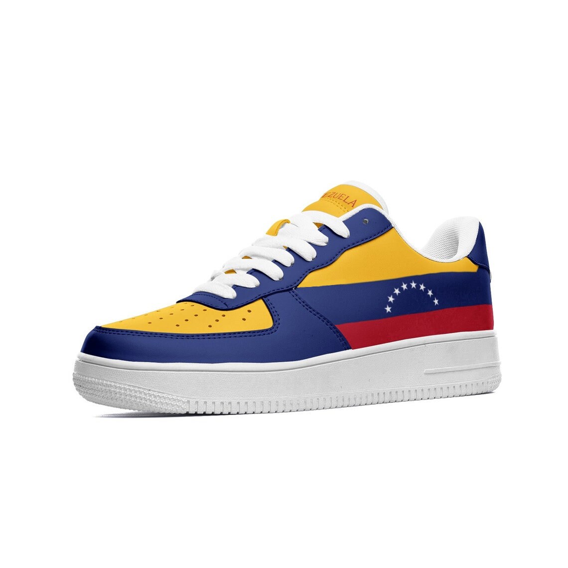 Venezuela Flag Shoes, View From The Side